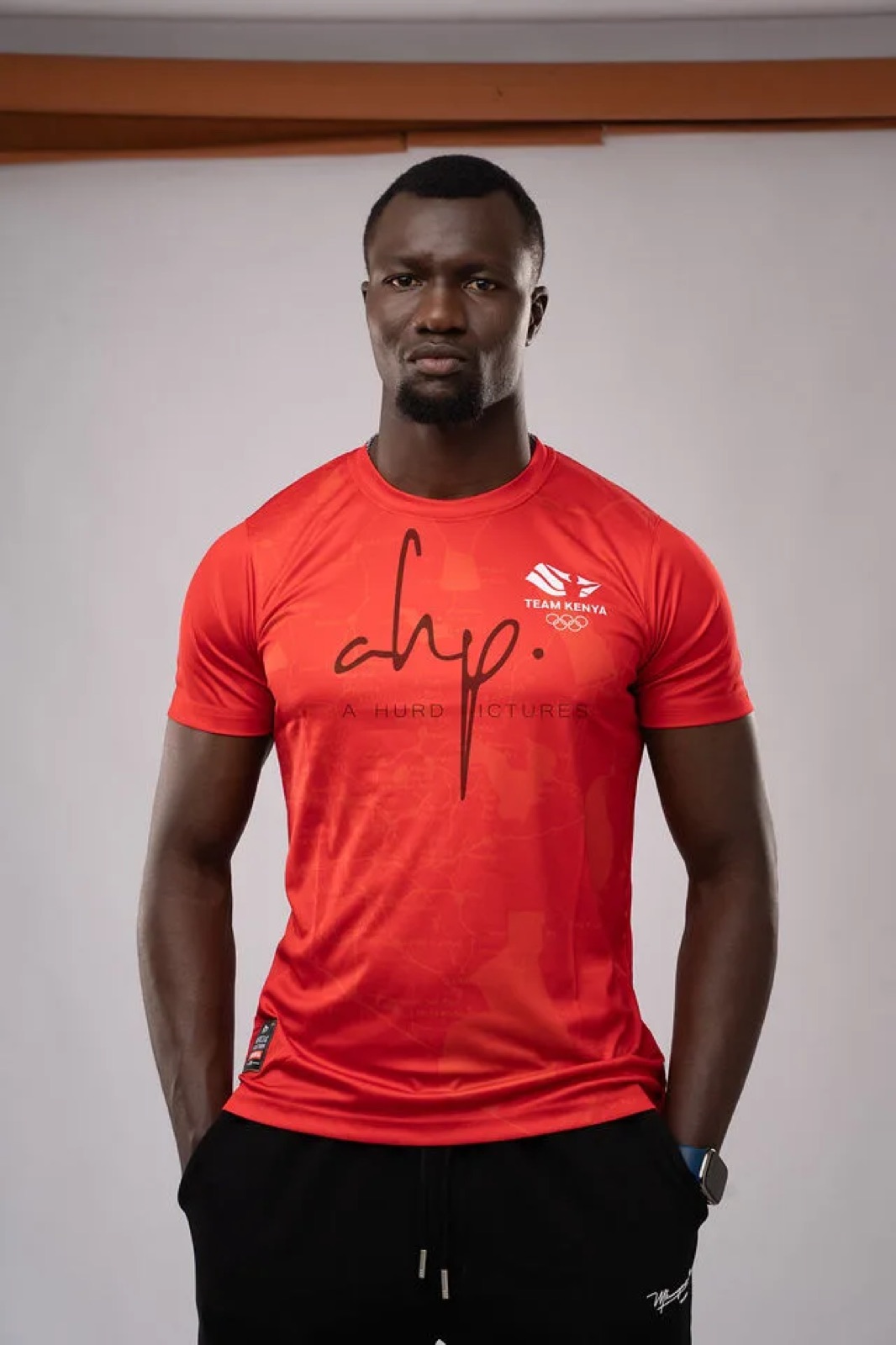 Team Kenya Heritage Map T-shirt